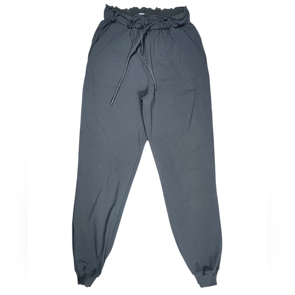 Lululemon Stretch High Waisted Joggers Womens 4 Dark Olive - Picture 1 of 11